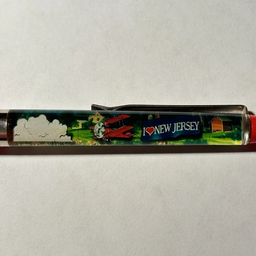 I Love New Jersey Floaty Pen Bi Plane Pulling Banner Moves by Farmland Clouds